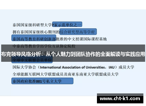 布克领导风格分析：从个人魅力到团队协作的全面解读与实践应用